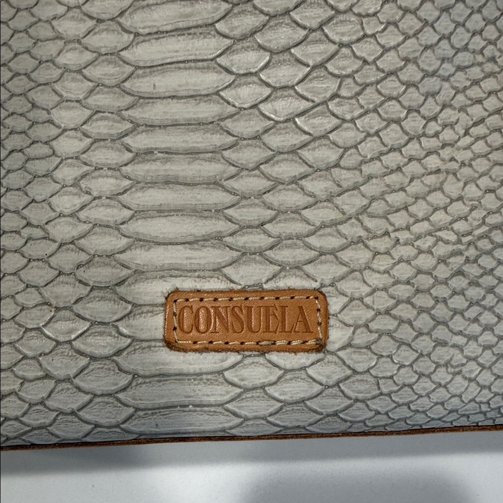Consuela Textured Cream Crossbody Bag - Picture 2 of 11